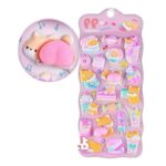 [ロット要求10枚] ふわふわ もちもち シール 【1枚】立体 シール ぷくぷくシール 3Dシール  全8種類 SKU:AC10262025001 - Image 8
