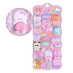 [ロット要求10枚] ふわふわ もちもち シール 【1枚】立体 シール ぷくぷくシール 3Dシール  全8種類 SKU:AC10262025001 - Image 7