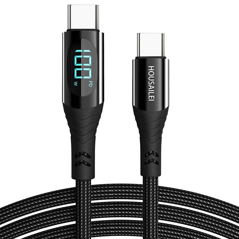 USB Type C ケーブル 100W PD対応 急速充電 LEDデジタル電源表示 240W PD対応 Type-c ケーブル データ転送 充電ケーブル