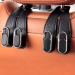 車用 ヘッドレストフック 単個 カーシートバックフックカーヘッドレストフック 荷物掛け車用収納フック カーアクセサリー ヘッドレストハンガー 後部座席
