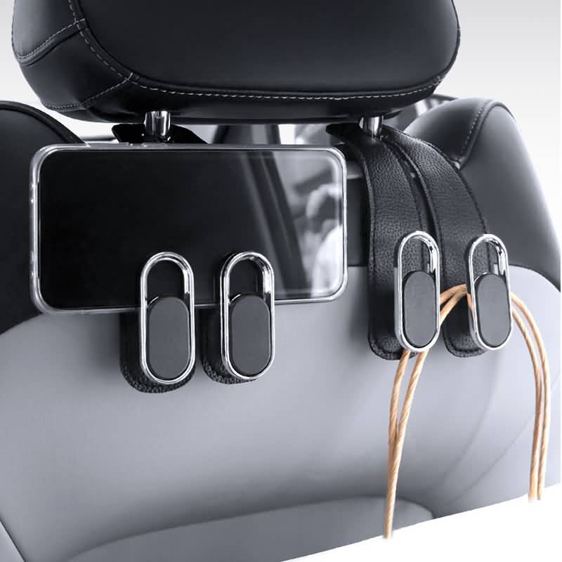 車用 ヘッドレストフック 単個 カーシートバックフックカーヘッドレストフック 荷物掛け車用収納フック カーアクセサリー ヘッドレストハンガー 後部座席