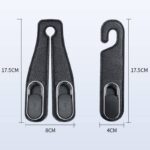 車用 ヘッドレストフック 単個 カーシートバックフックカーヘッドレストフック 荷物掛け車用収納フック カーアクセサリー ヘッドレストハンガー 後部座席