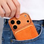 iPhone・スマホ 通用Magsafe対応ケース 強力磁 ケース 角度調節可能 折れ畳式 カード収納可能 ケース