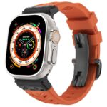 アップルウォッチ バンド  Apple Watch 49mm S11 46mm 45/44/42mm 高品質 FKM ラバー フッ素ゴム ラバー ベルト 耐熱性 耐油性 アップルウォッチ バンド ベルト Silver/Black金具 Apple Watch 交換ベルト 全7色 SKU:AC03032026003 - Image 22