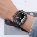 Quick view Add to compare Add to wishlist アップルウォッチ ケース 一体型 バンド メタル製バンド Apple Watch 44mm 45mm 合金 ベルト appleWatch ベルト
