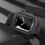 Quick view Add to compare Add to wishlist アップルウォッチ ケース 一体型 バンド メタル製バンド Apple Watch 44mm 45mm 合金 ベルト appleWatch ベルト