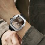 アップルウォッチ ケース 一体型 バンド 亜鉛合金ケース シリコンバンド Apple Watch 46mm 44mm 45mm 合金 ベルト appleWatch ベルト 全5色 SKU:AC03032026009 - Image 2