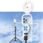 自撮りライト 撮影用ライト MagSafe スマホライト 折りたたむ USB充電式 撮影用