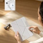iPad Air4/5/6/7 手帳型 ケース スタンド機能 ストラップ付属 アップル アイパッド
