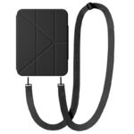 iPad Air4/5/6/7 手帳型 ケース スタンド機能 ストラップ付属 アップル アイパッド
