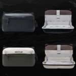 トラベルポーチ ガジェットポーチ 出張ケース 配線アクセサリー モバイルバッテリー 収納ポーチ デジタル収納バッグ