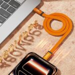 PD240W Type-c to Type-c ケーブル マグネット式充電ケーブル 充電コード iphone17 USB充電ケーブル Type-Cケーブル