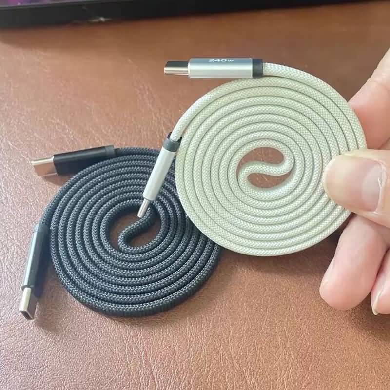 PD240W Type-c to Type-c ケーブル マグネット式充電ケーブル 充電コード iphone17 USB充電ケーブル Type-Cケーブル