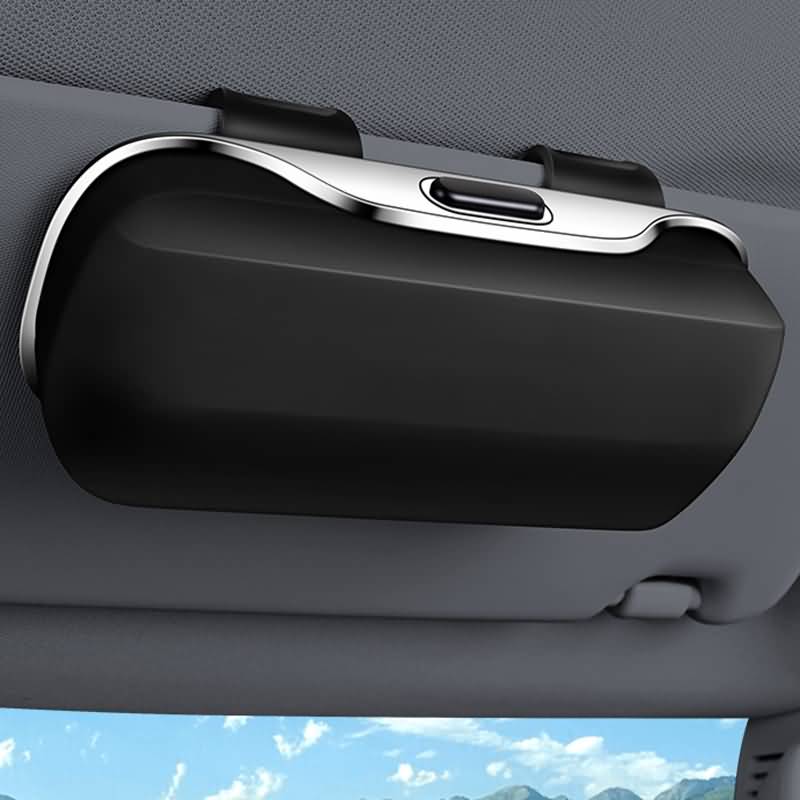 車用サングラスケース 車用メガネケース メガネ収納ケース 眼鏡ホルダー 衝撃保護 車内アクセサリー ドライブ小物