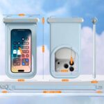 防水ポーチ スマホ防水 ケース IPX8防水規格 PVC製 携帯防水ケース
