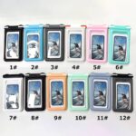 防水ポーチ スマホ防水 ケース IPX8防水規格 PVC製 携帯防水ケース