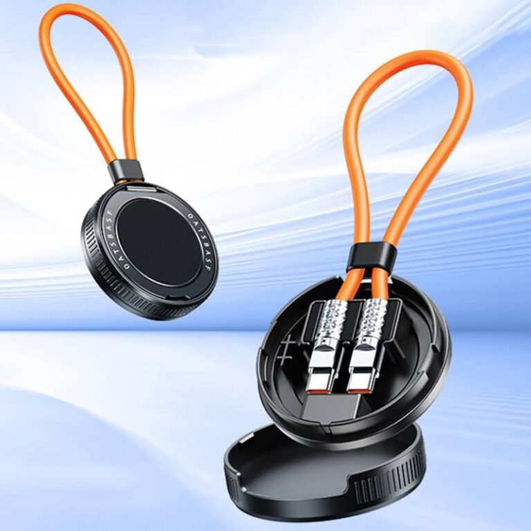 USB-C コネクタ キーホルダータイプ マグネットリングホルダー付き急速充電ケーブル Apple Watch磁気充電 to USB C ケーブル キーホルダータイプ