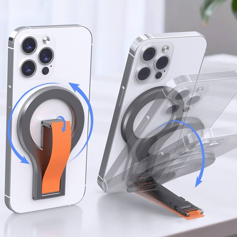 両面 折り畳式 マグネット式 スマホ スタンド Magsafe対応 スマートフォン 強磁器マグネット 全機種対応 マグネット iphone スタンド