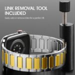 アップルウォッチ バンド ステンレス製 ベルト アップルウォッチ バンド ベルト Apple Watch series 42mm 44mm 45mm 46mm 49mm Apple Watch Apple Watch ベルト 全6色 SKU:AC03192026006 - Image 18