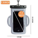 防水ポーチ スマホ防水 ケース IPX8防水規格 PVC製 携帯防水ケース 完全防水ケース 7.0インチまで対応可能 スマホ防水袋  全2色 SKU:AC03192026013 - Image 12
