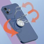 バンカーリング スマホ リング 薄型 iPhone リング スタンド