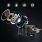 PD25W 快速充電器 3in1 ワイヤレスチャージャー QI2.2 ワイヤレス充電器 iPhone充電器 type- C