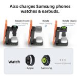 PD25W 快速充電器 3in1 ワイヤレスチャージャー QI2.2 ワイヤレス充電器 iPhone充電器