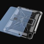 iPad Air 11 (2025）背面型ケース スタンド機能 2in1 PC+TPU アップル アイパッド カバー