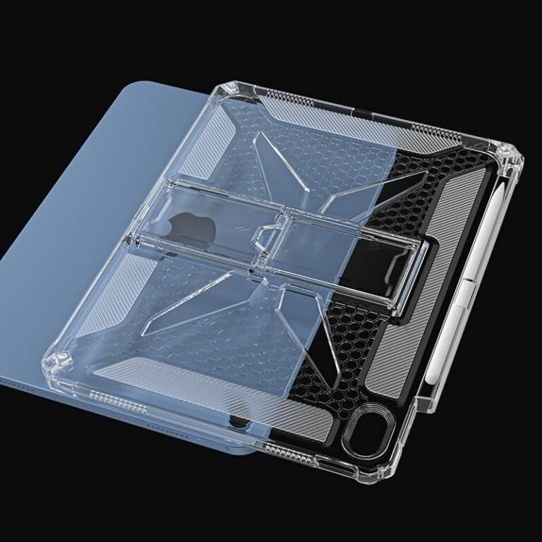 iPad Air 11 (2025）背面型ケース スタンド機能 2in1 PC+TPU アップル アイパッド カバー