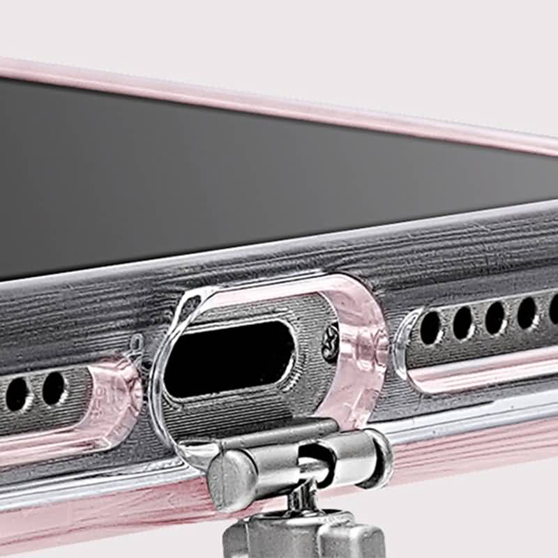 ステンレス製 0.02mm薄型 スマホストラップ用 背面 シールパッド ネックストラップ ストラップホルダー