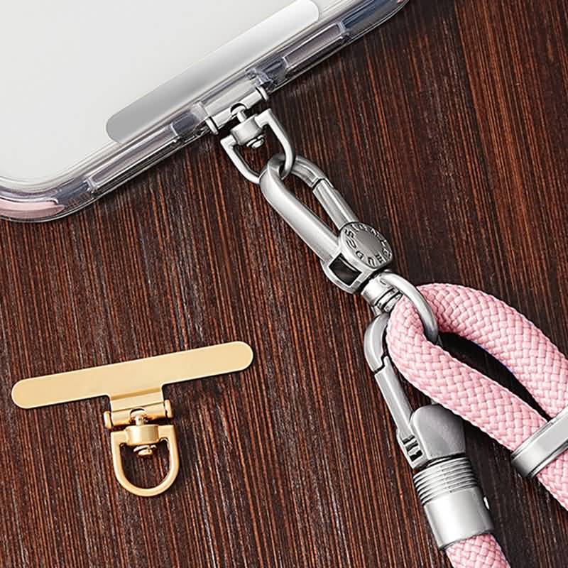 ステンレス製 0.02mm薄型 スマホストラップ用 背面 シールパッド ネックストラップ ストラップホルダー