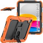 iPad Air 11 (2025）背面型ケース スタンド機能 PC+TPU アップル アイパッド 背面型ケース カバー iPad ケース