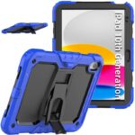 iPad Air 11 (2025）背面型ケース スタンド機能 PC+TPU アップル アイパッド 背面型ケース カバー iPad ケース