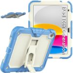 iPad Air 11 (2025）背面型ケース スタンド機能 PC+TPU アップル アイパッド 背面型ケース カバー iPad ケース