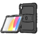 iPad Air 11 (2025）背面型ケース スタンド機能 PC+TPU アップル アイパッド 背面型ケース カバー iPad ケース