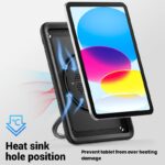 iPad Air 11 (2025）背面型ケース スタンド機能 PC+TPU アップル アイパッド 背面型ケース カバー iPad ケース iPad 11th 2025 ケース