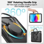 iPad Air 11 (2025）背面型ケース スタンド機能 PC+TPU アップル アイパッド 背面型ケース カバー iPad ケース iPad 11th 2025 ケース