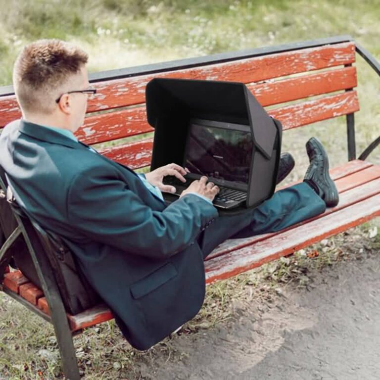 ノートPC 遮光カバー S/L-Size PC用サンシェード＆保護ケース ノートPCケース ノートパソコン用サンシェード