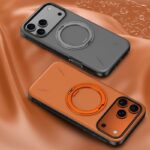 iPhone17 合成革 背面型 ケース magsafe対応ケース iPhone17ケース iPhone17pro ケース