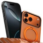 iPhone17 合成革 背面型 ケース magsafe対応ケース iPhone17ケース iPhone17pro ケース