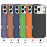 iPhone17 合成革 背面ケース magsafe対応ケース iPhone17ケース iPhone17pro ケース スマホケース