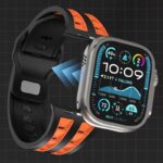 アップルウォッチ バンド シリコン バンド Apple Watchバンド apple watch 44mm 45mm 46mm 49mm ULTRA ナイロン ベルト AppleWatchベルト スポーツバンド  全10色 SKU:AC03202026040 - Image 2