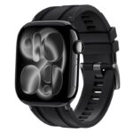 アップルウォッチ バンド Apple Watch 49mm S11 46mm 45/44/42mm 高品質 FKM ラバー フッ素ゴム ラバー ベルト