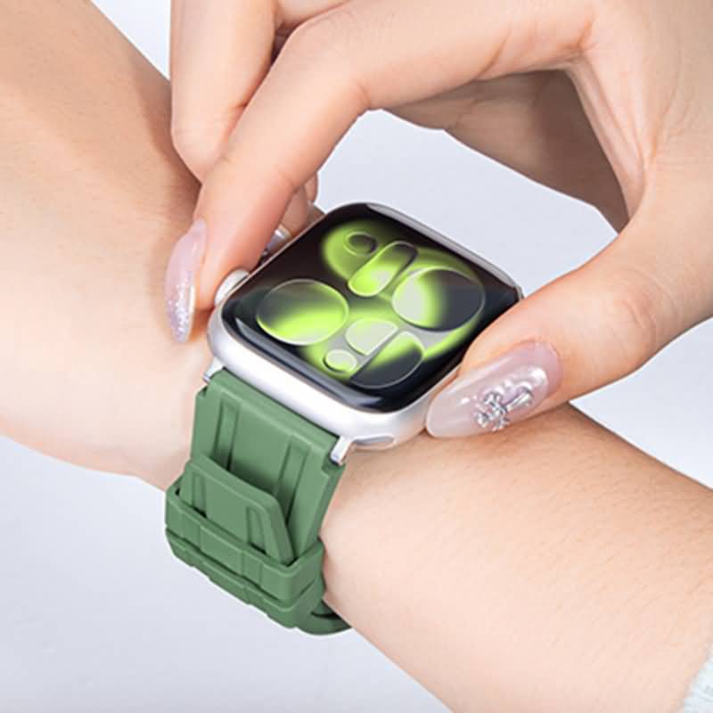 アップルウォッチ バンド Apple Watch 49mm S11 46mm 45/44/42mm 高品質 FKM ラバー フッ素ゴム ラバー ベルト