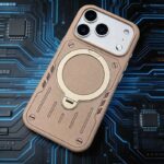 iPhone 17 合成革 背面型 ケース iPhone 17pro 対応ケース iPhone17 PUレザー ケース