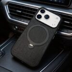 iPhone 17 合成革 背面型 ケース iPhone 17pro 対応ケース iPhone17 PUレザー ケース