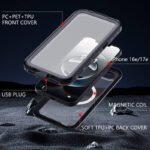 iPhone17e/iphone 16e shellbox PC+TPU+PETケース magsafe対応ケース iPhone17e 防水カバー