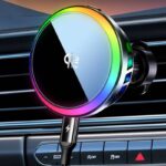 車載ホルダー ワイヤレス充電器 Qi2.2認証 PD25W急速充電 車載ホルダー 冷却ファン内蔵 マグネット式 スマホホルダー