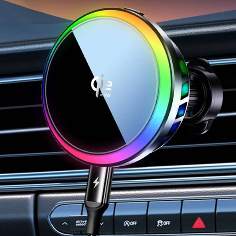 車載ホルダー ワイヤレス充電器 Qi2.2認証 PD25W急速充電 車載ホルダー 冷却ファン内蔵 マグネット式 スマホホルダー