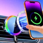 車載ホルダー ワイヤレス充電器 Qi2.2認証 PD25W急速充電 車載ホルダー 冷却ファン内蔵 マグネット式 スマホホルダー